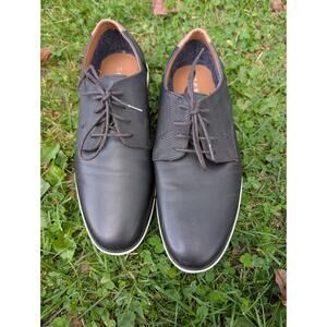 Seven 91 Men's Size 8 Black Oxford Dress Shoes Lace Up Career